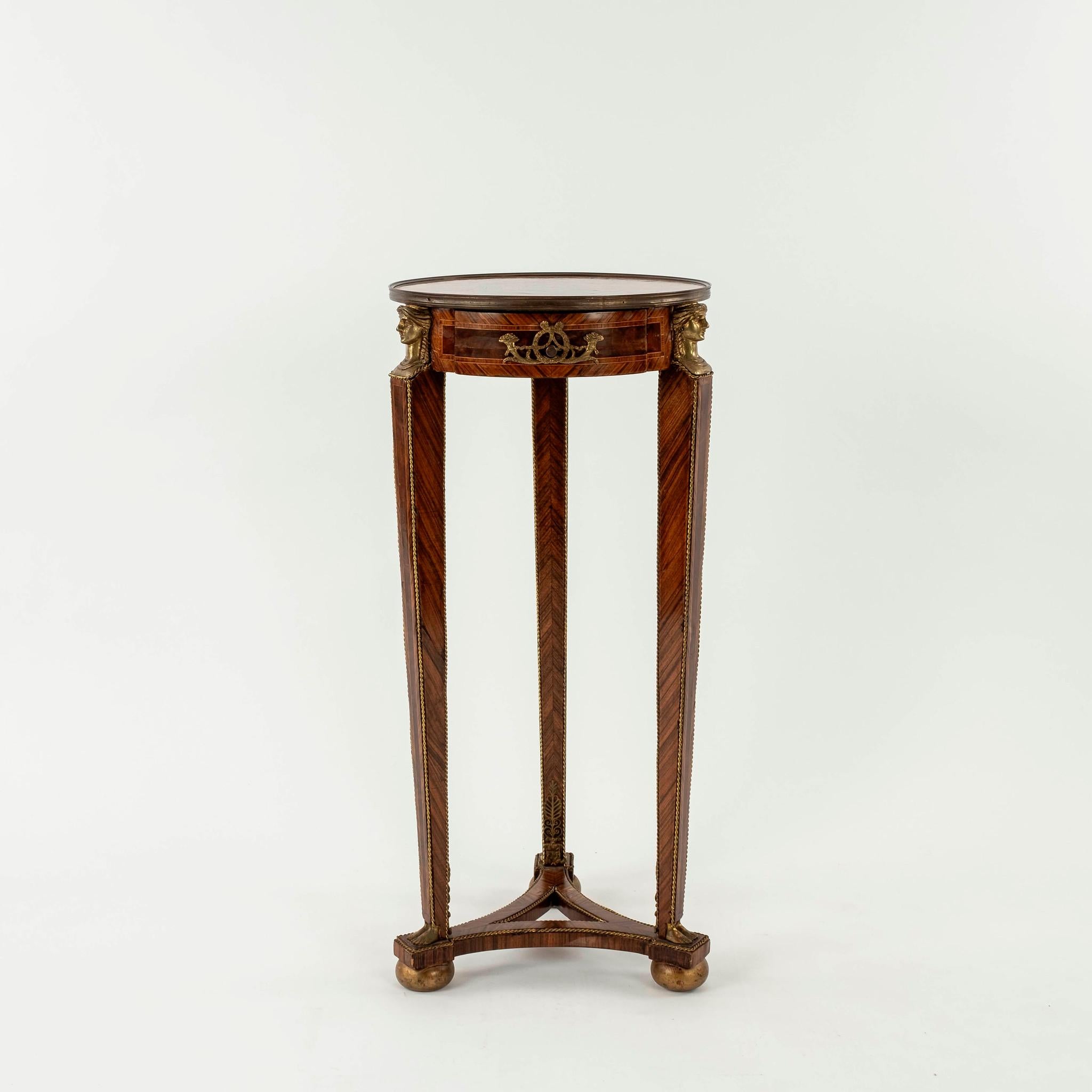 Empire Style Pedestal Stand Table 1