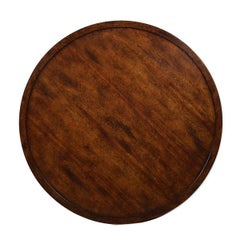 Tavolino rotondo stile impero, finitura country