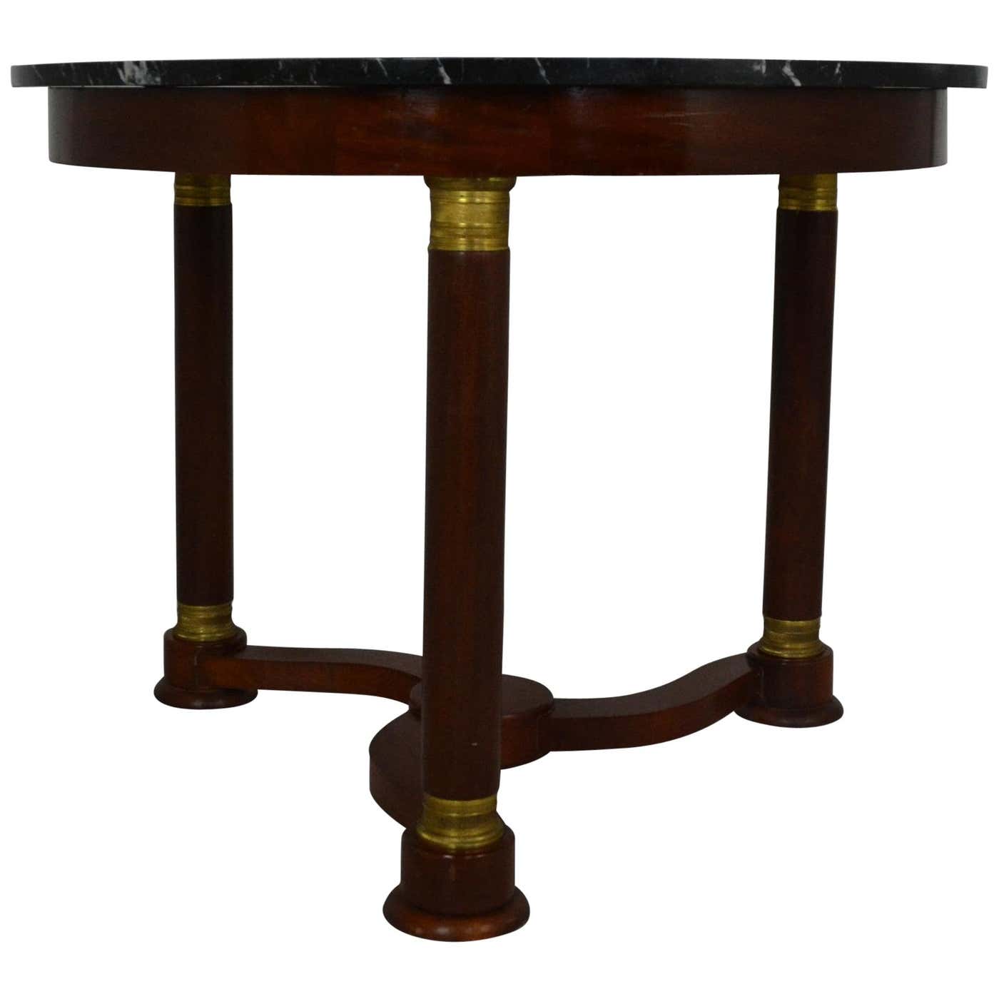 Empire Style Round Table For Sale at 1stDibs