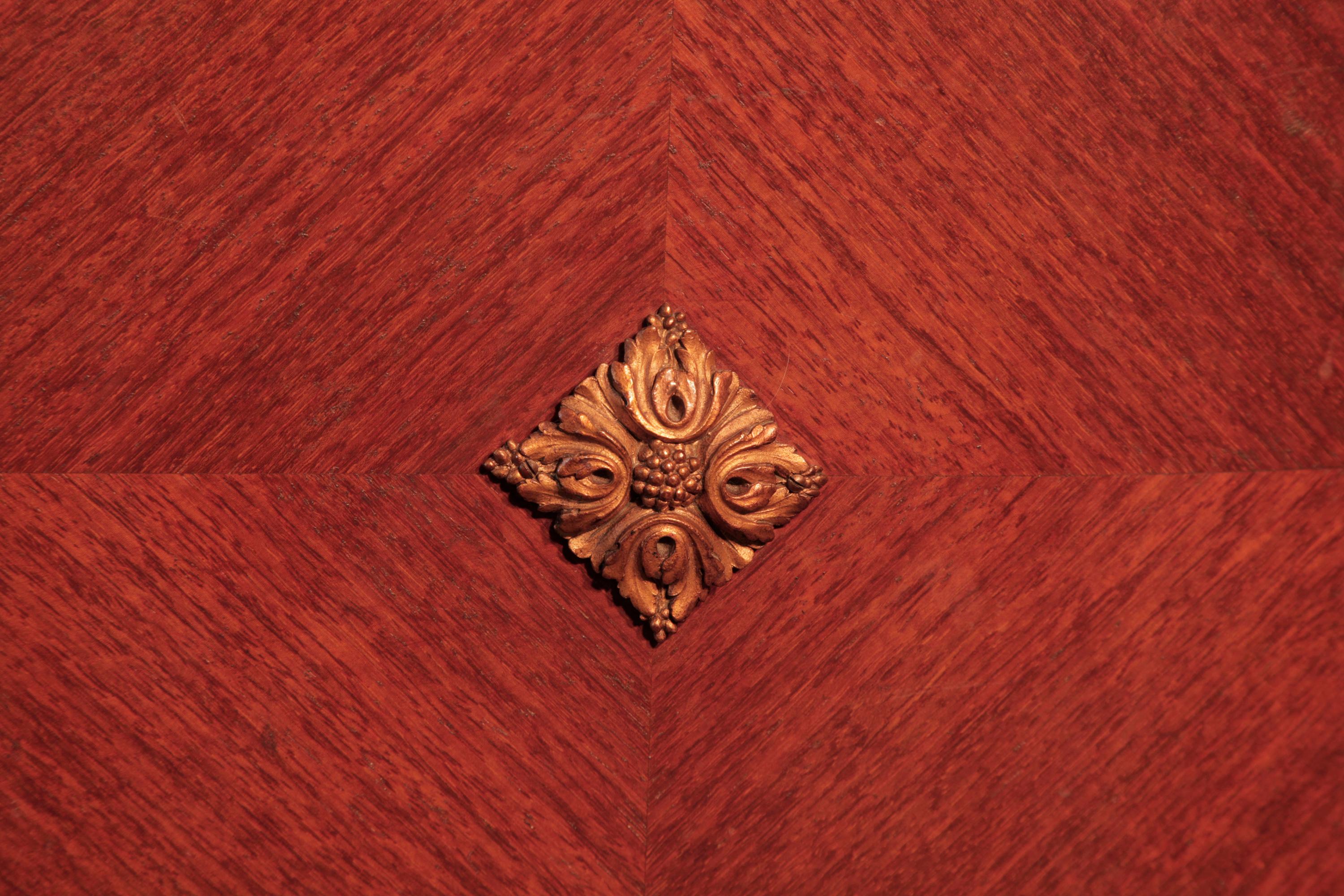 Piano à queue Schiedmayer de style Empire Montures en acajou taillé sur quartier et en bronze doré en vente 2