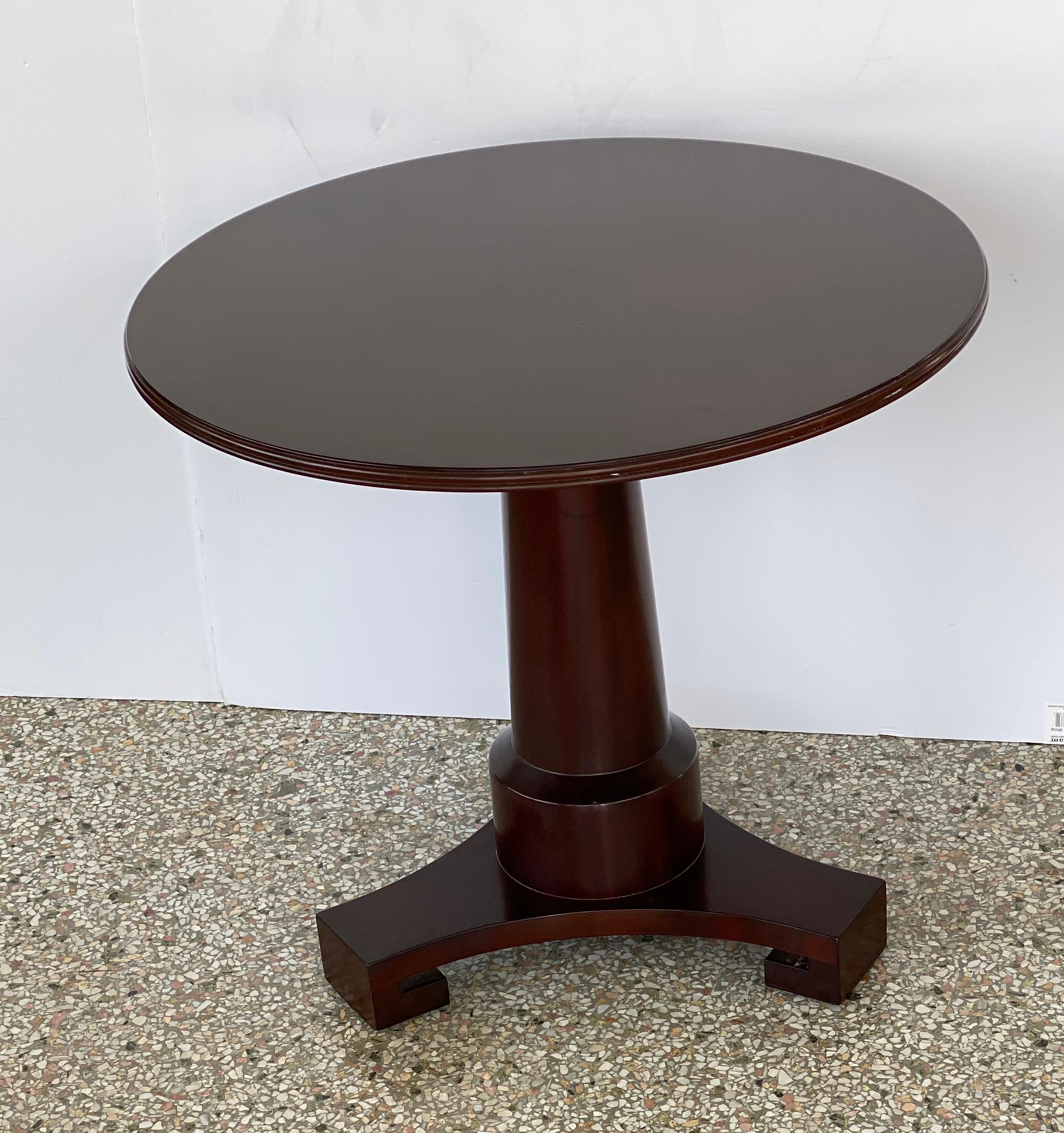 Empire Style Side Table by Baker In Good Condition For Sale In West Palm Beach, FL