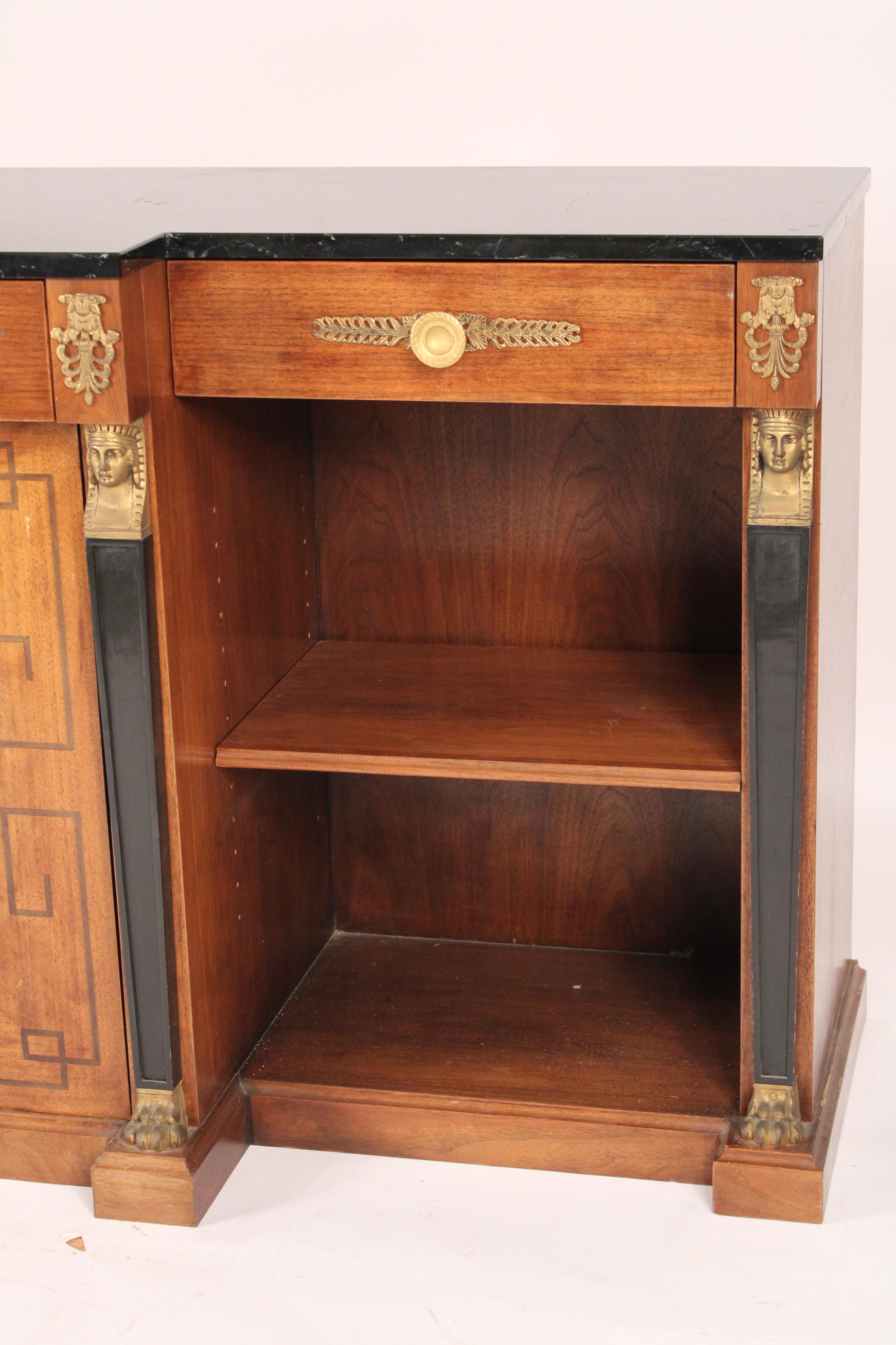 Bronze Empire Style Sideboard / Bookcase