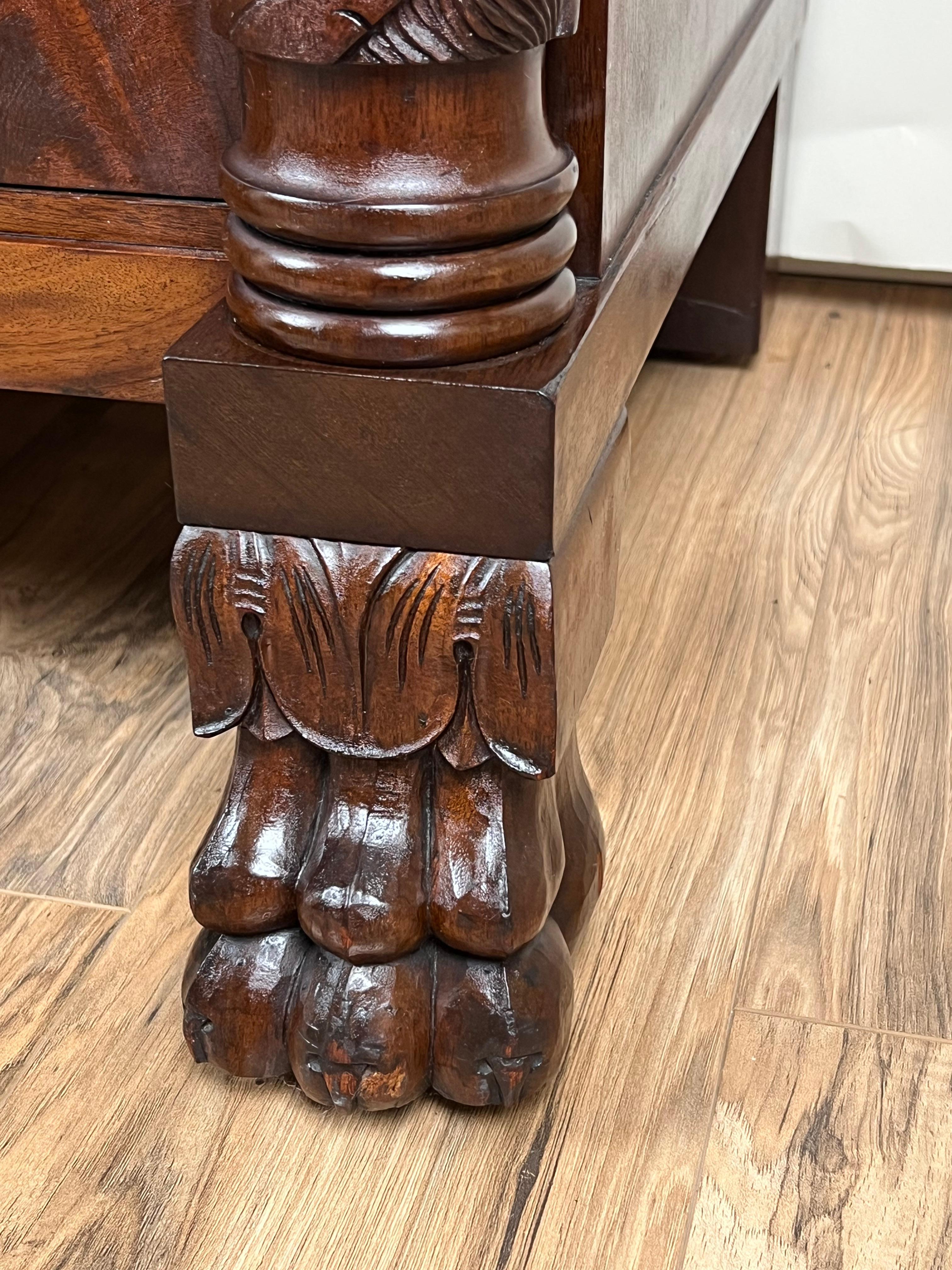 Early 20th Century Empire Style Sideboard Purportedly From J.D. Rockefeller's Cleveland Mansion For Sale