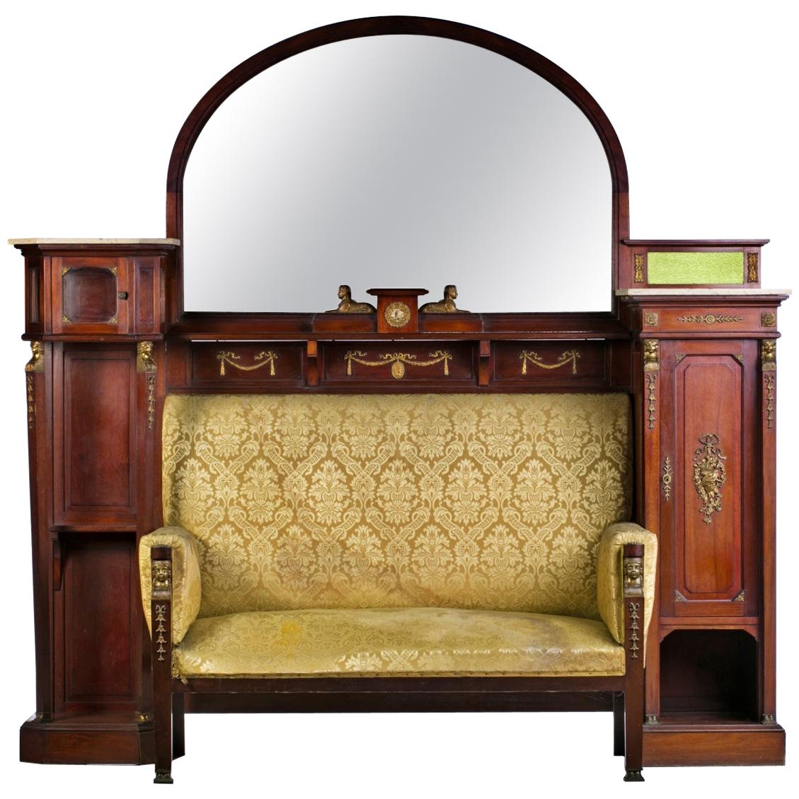Empire Style Sofa Cabinet, 19th-20th Century For Sale