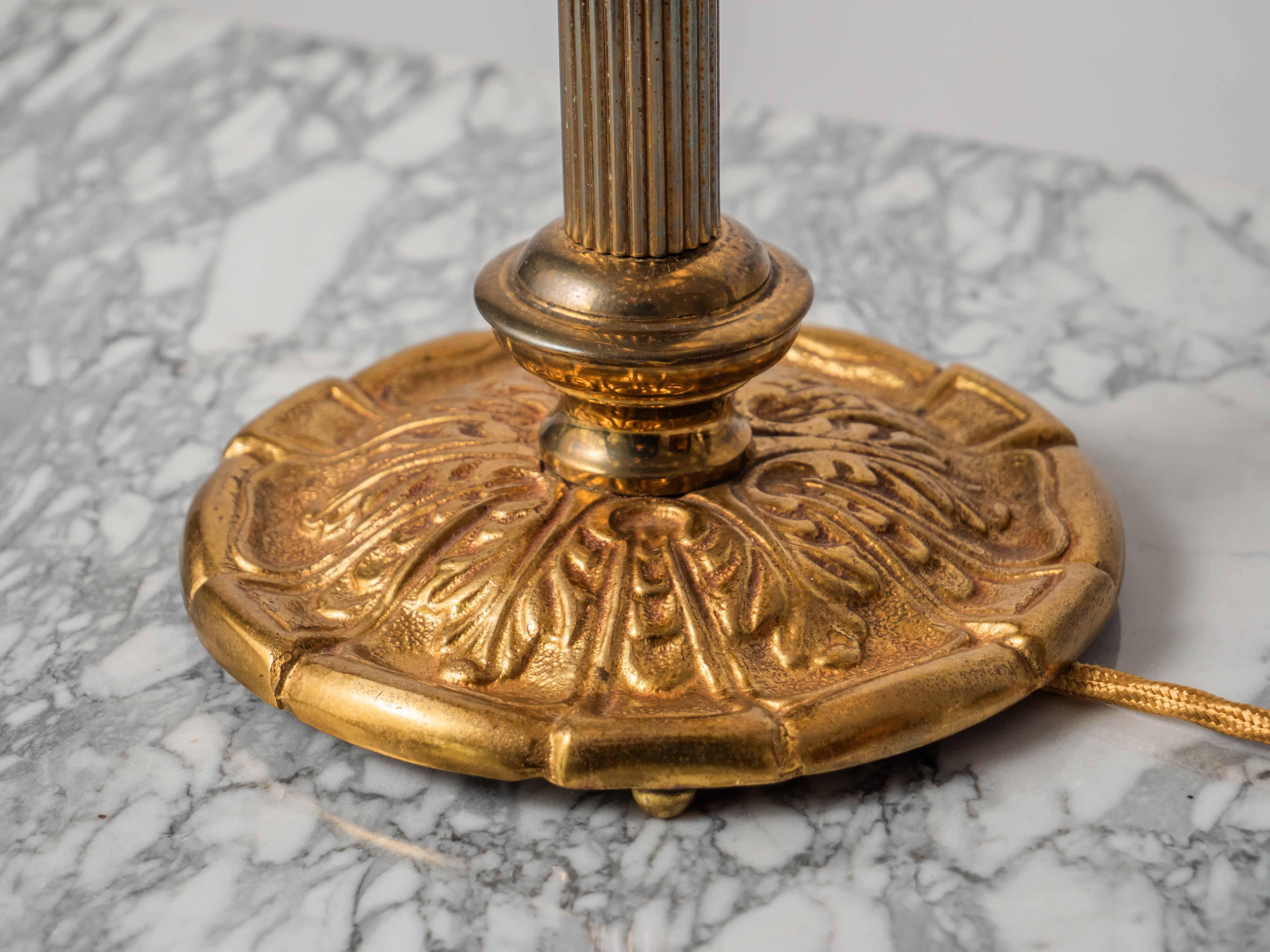 Empire style table or bedside lamp In Good Condition For Sale In STRAČOV, CZ