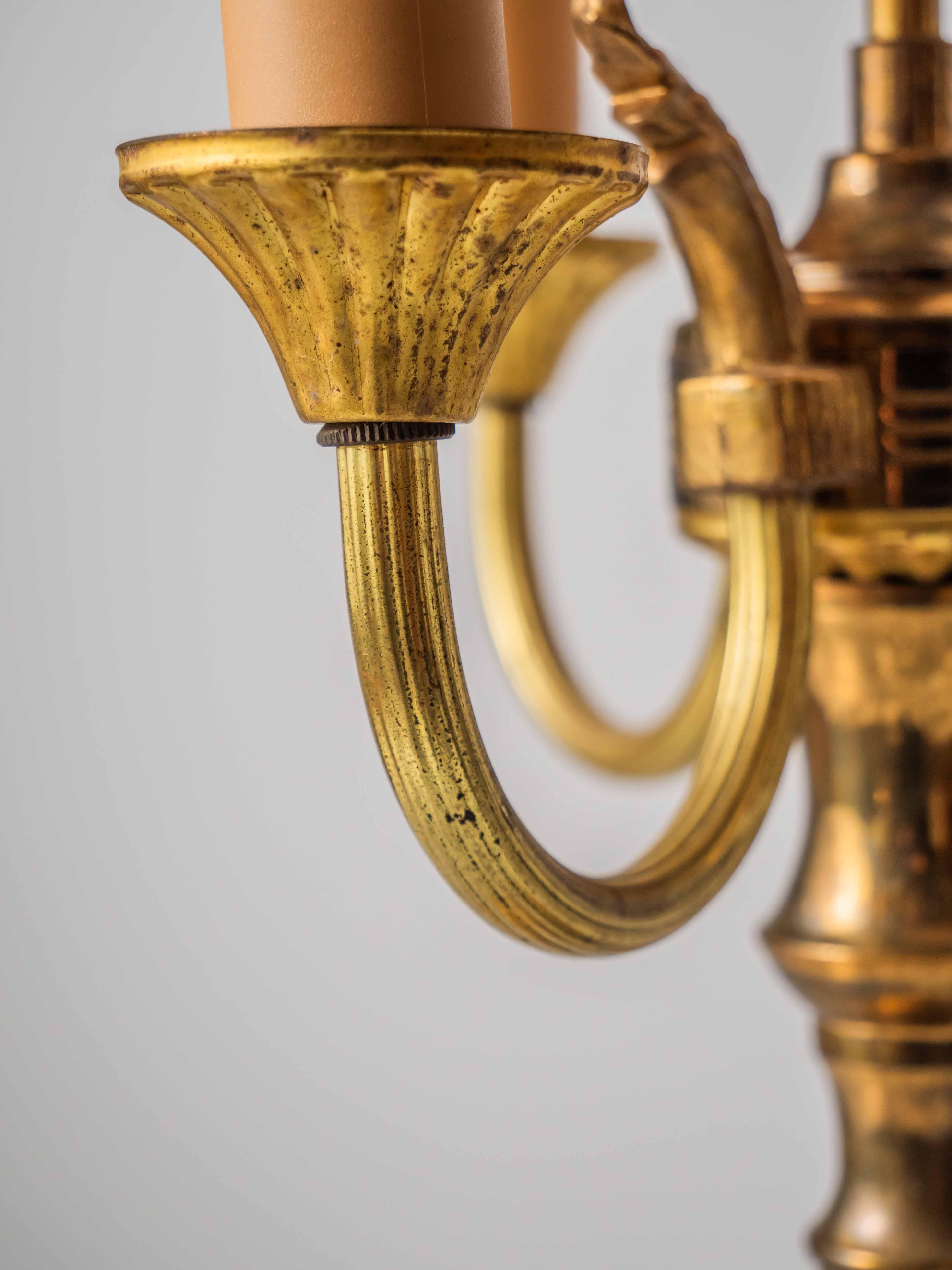 Late 20th Century Empire style table or bedside lamp For Sale