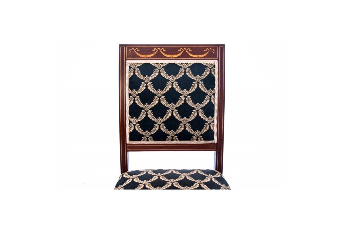 Empire Style Table with Chairs, Northern Europe, Mid-19th Century 1