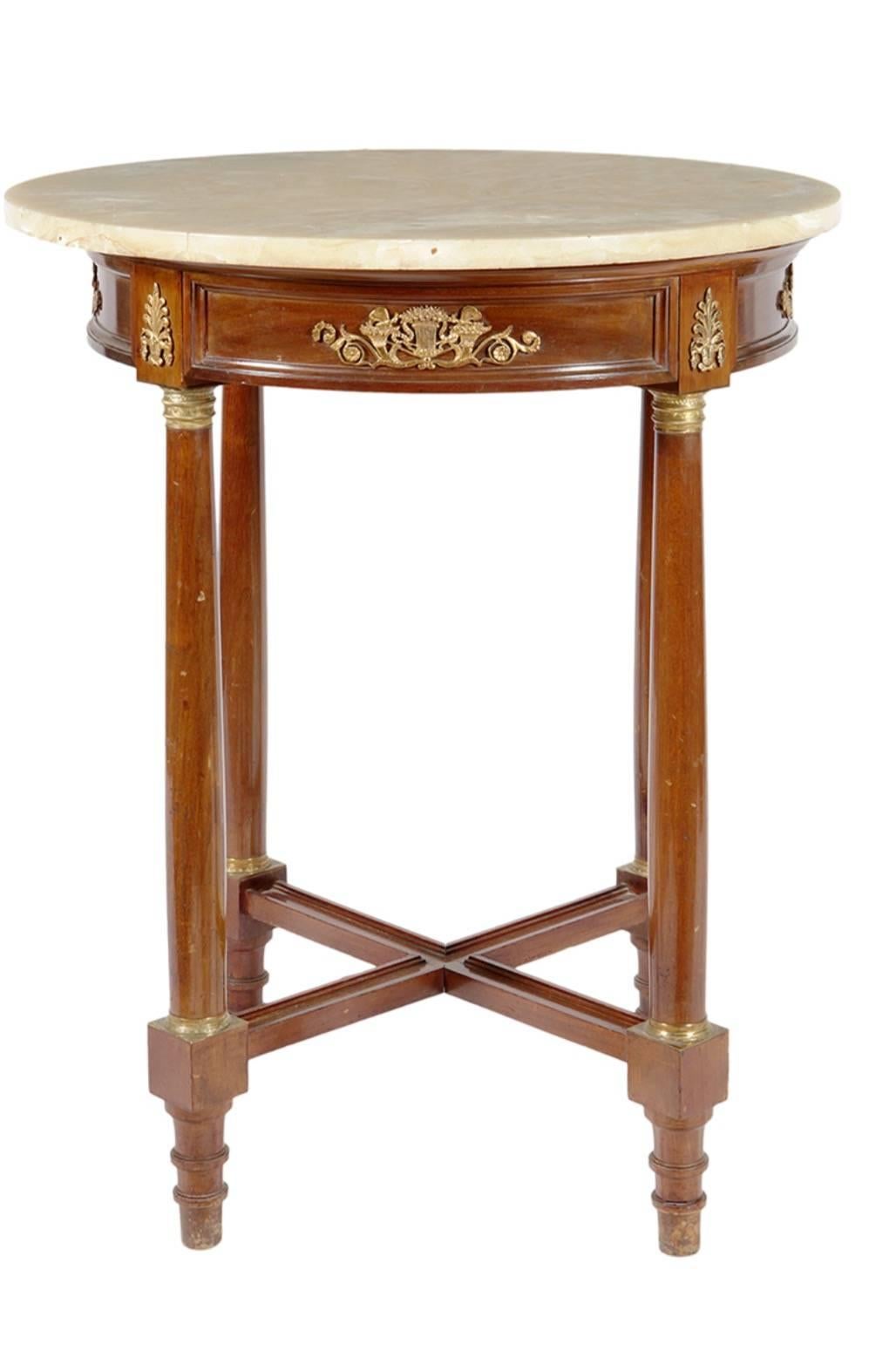 Empire Style Table, 19th Century In Good Condition For Sale In Madrid, ES