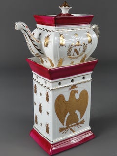 Empire Style Teapot in Paris Porcelain