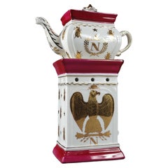 Empire Style Teapot in Paris Porcelain