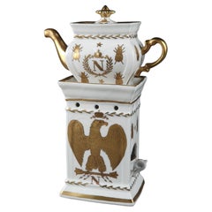 Antique Empire Style Teapot in Paris Porcelain