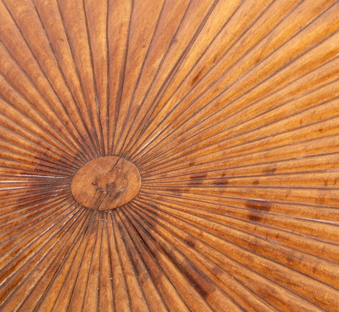 Empire Style Walnut Lamp Table In Good Condition For Sale In Astoria, NY