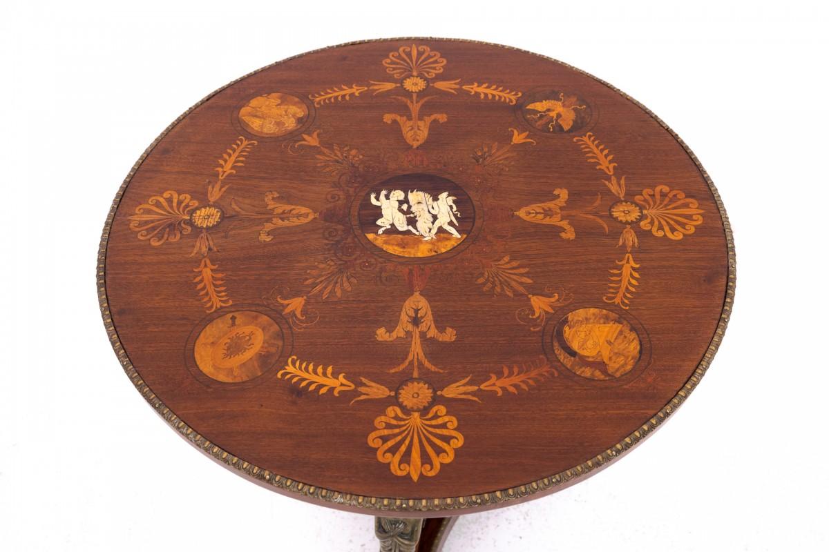 Table Empire, France, vers 1860. Bon état - En vente à Chorzów, PL