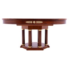 Empire table, France, circa 1820. After renovation.