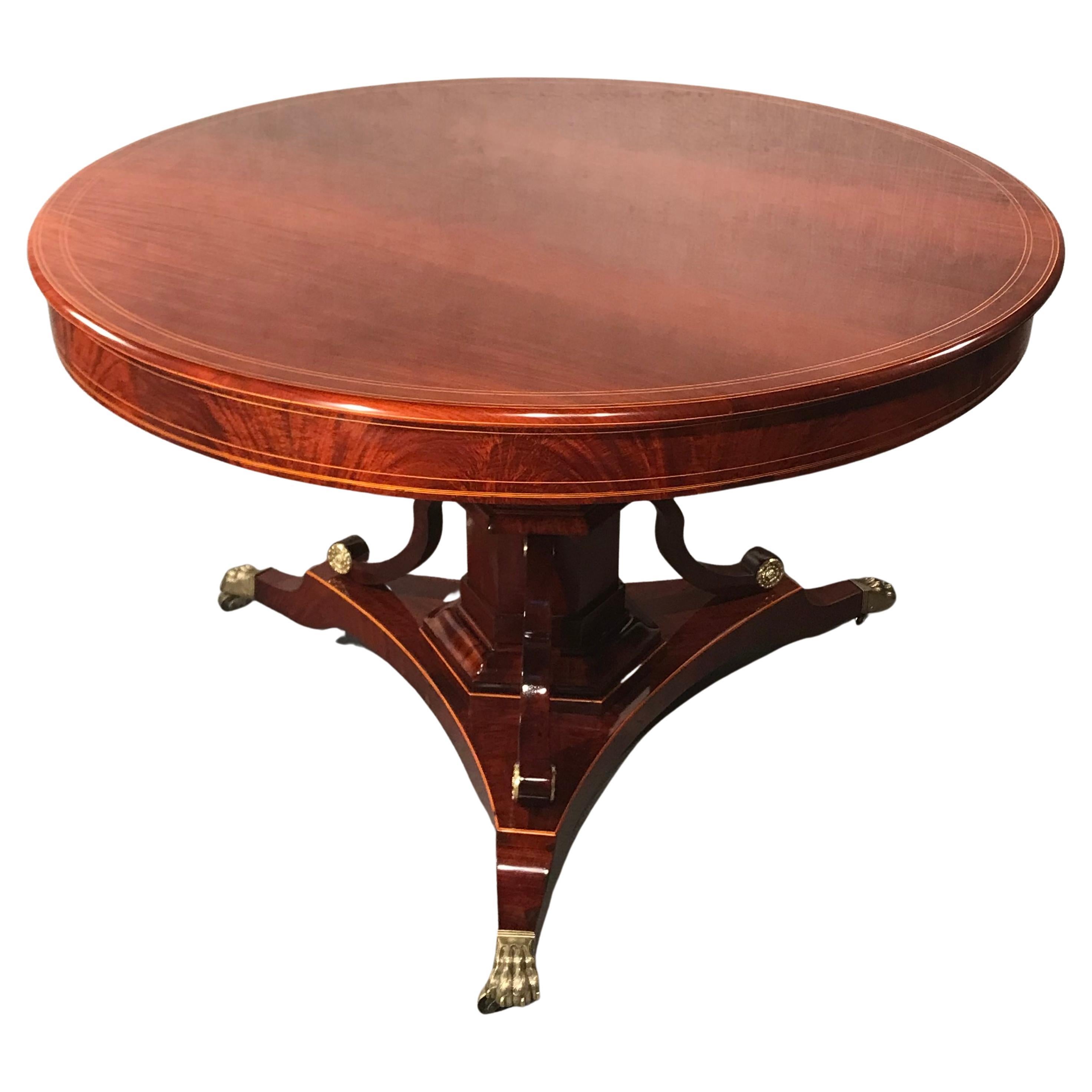 Table Empire, Allemagne 1810-20