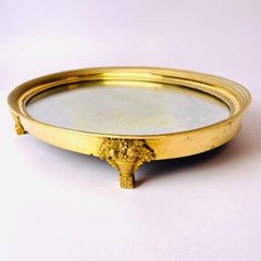 Empire Table Plateau in Gilted Bronze