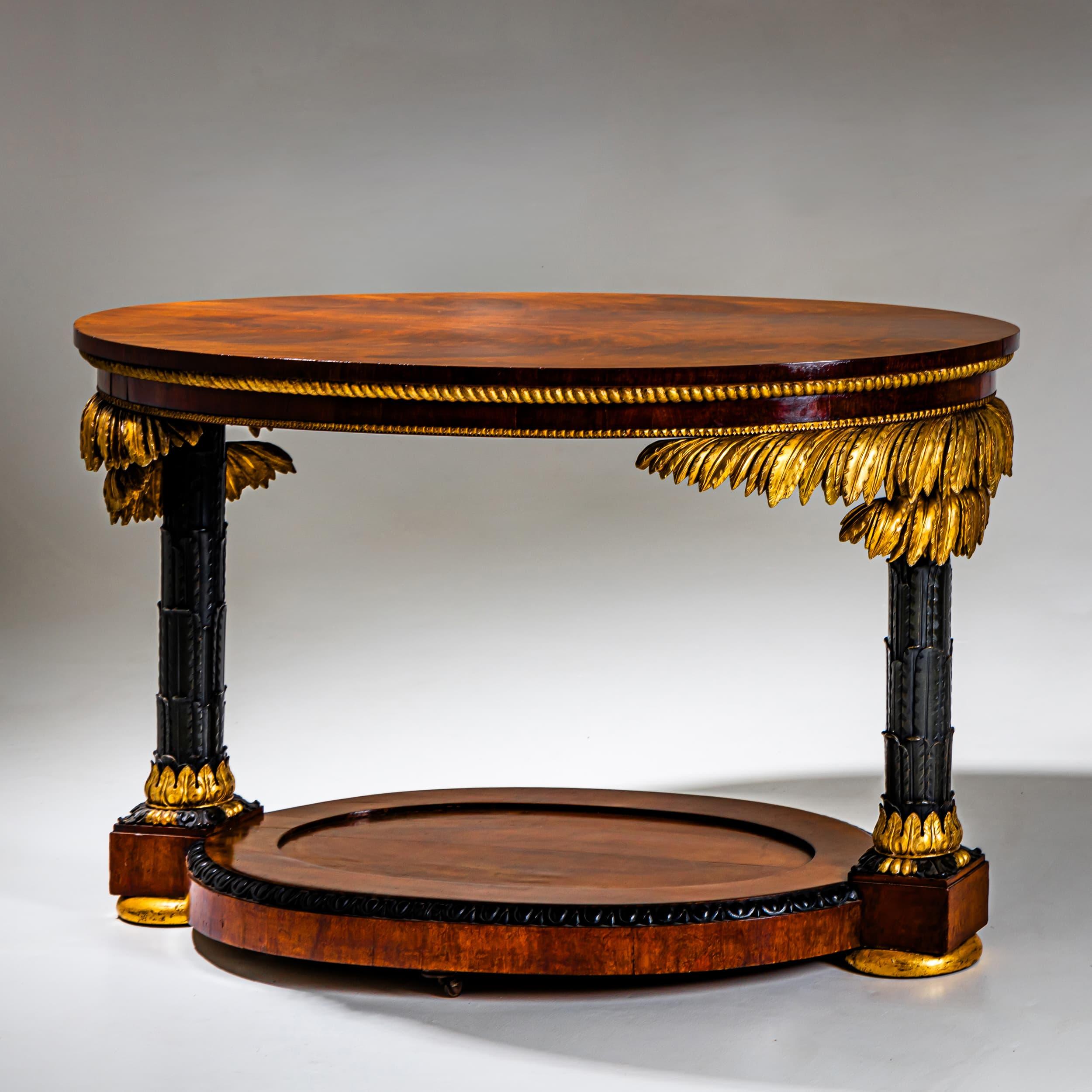 Empire Table with Palmettes, possibly Berlin / Gotha, circa 1820/25 For Sale 3