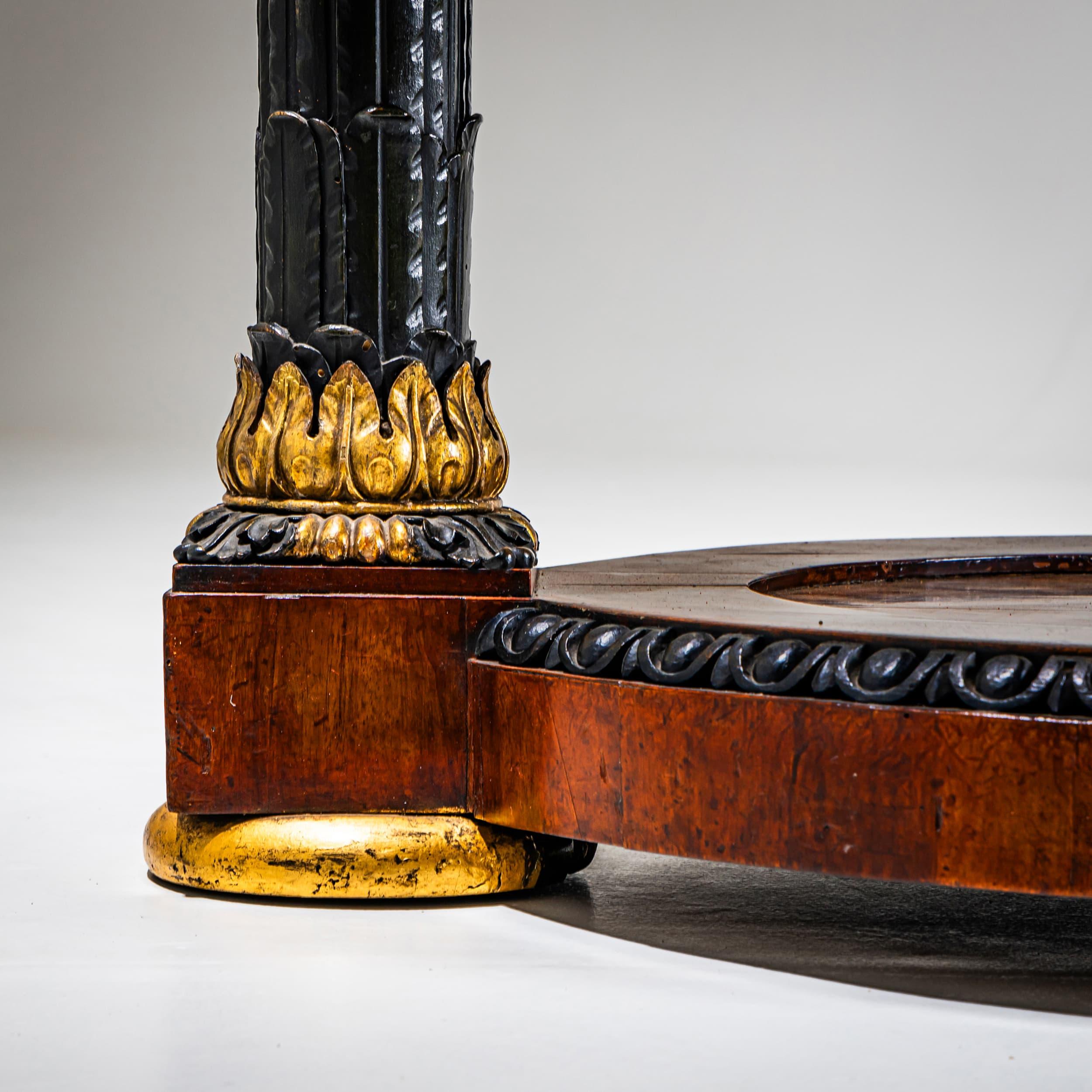 Empire Table with Palmettes, possibly Berlin / Gotha, circa 1820/25 For Sale 5