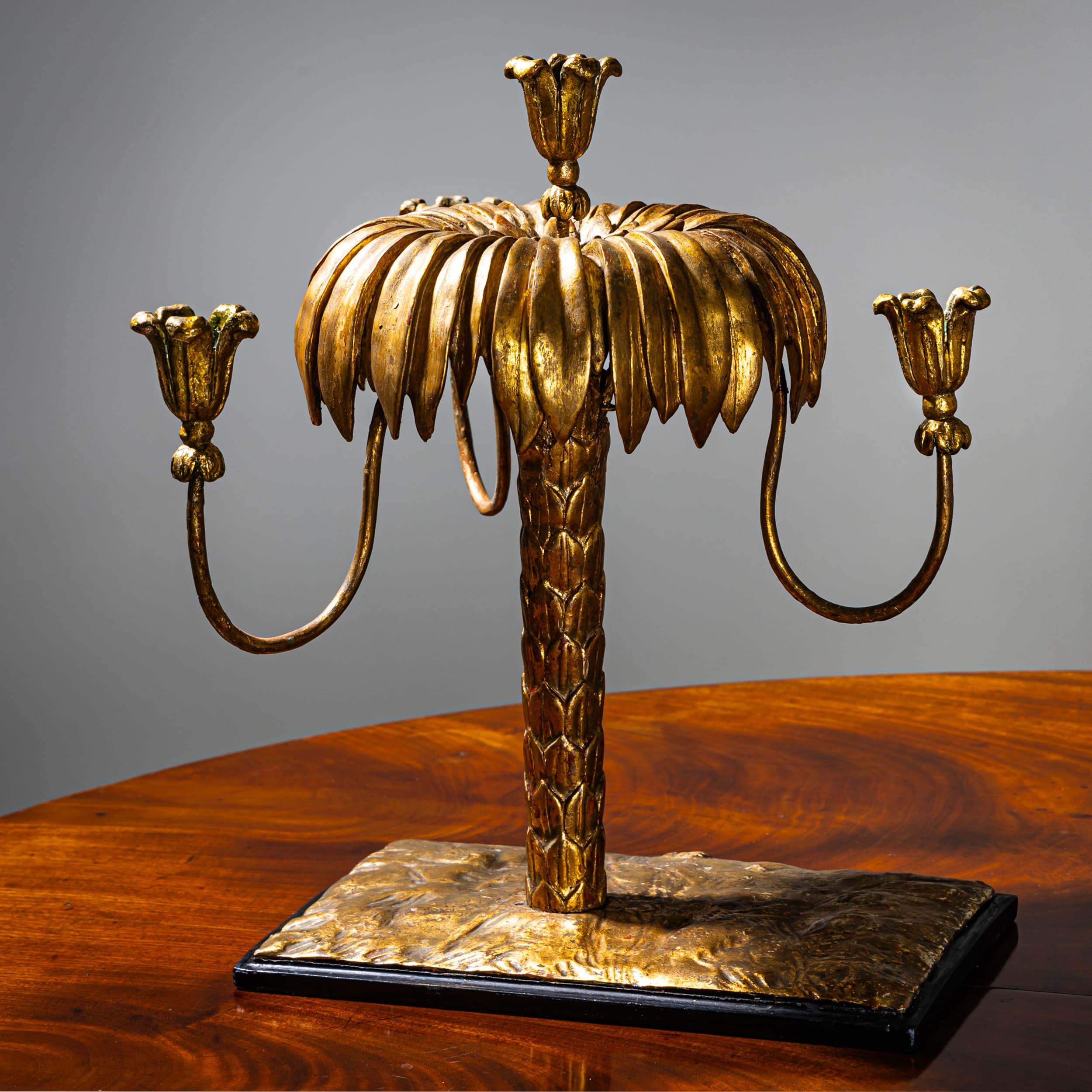 19th Century Empire Table with Palmettes, possibly Berlin / Gotha, circa 1820/25 For Sale