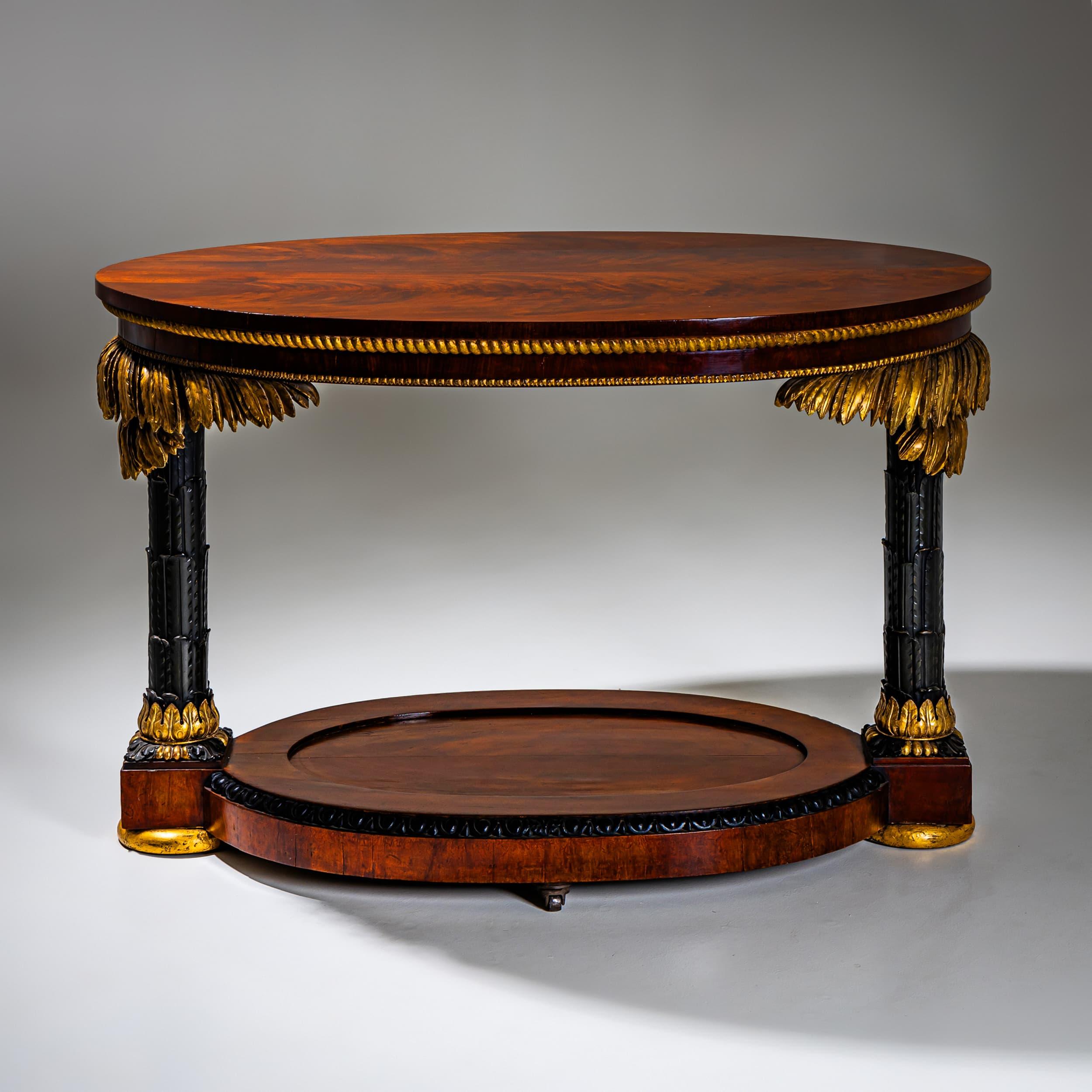 Empire Table with Palmettes, possibly Berlin / Gotha, circa 1820/25 For Sale 1