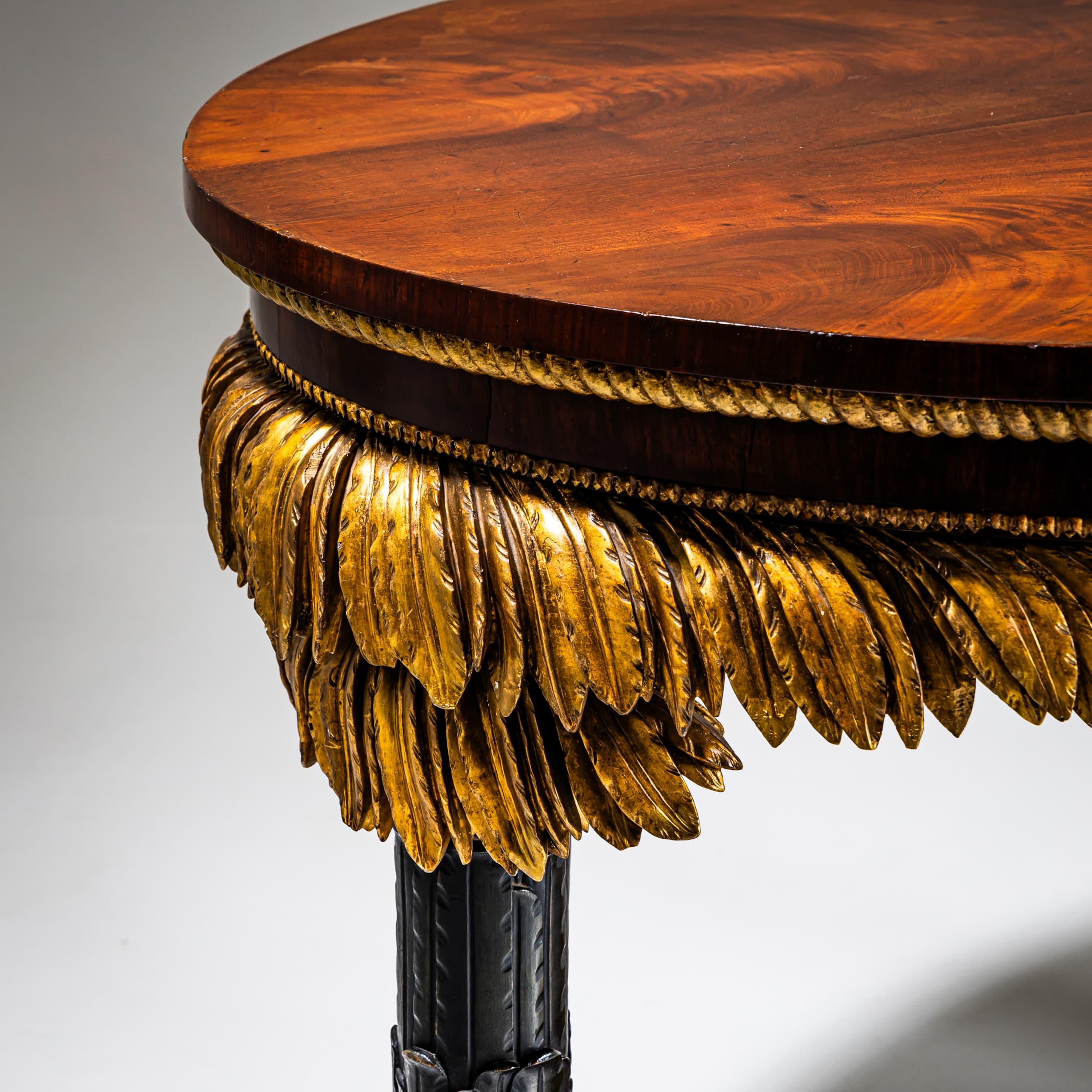 Empire Table with Palmettes, possibly Berlin / Gotha, circa 1820/25 For Sale 2