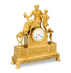 Orologio da tavolo Empire Tekmessa ed Eurysakes