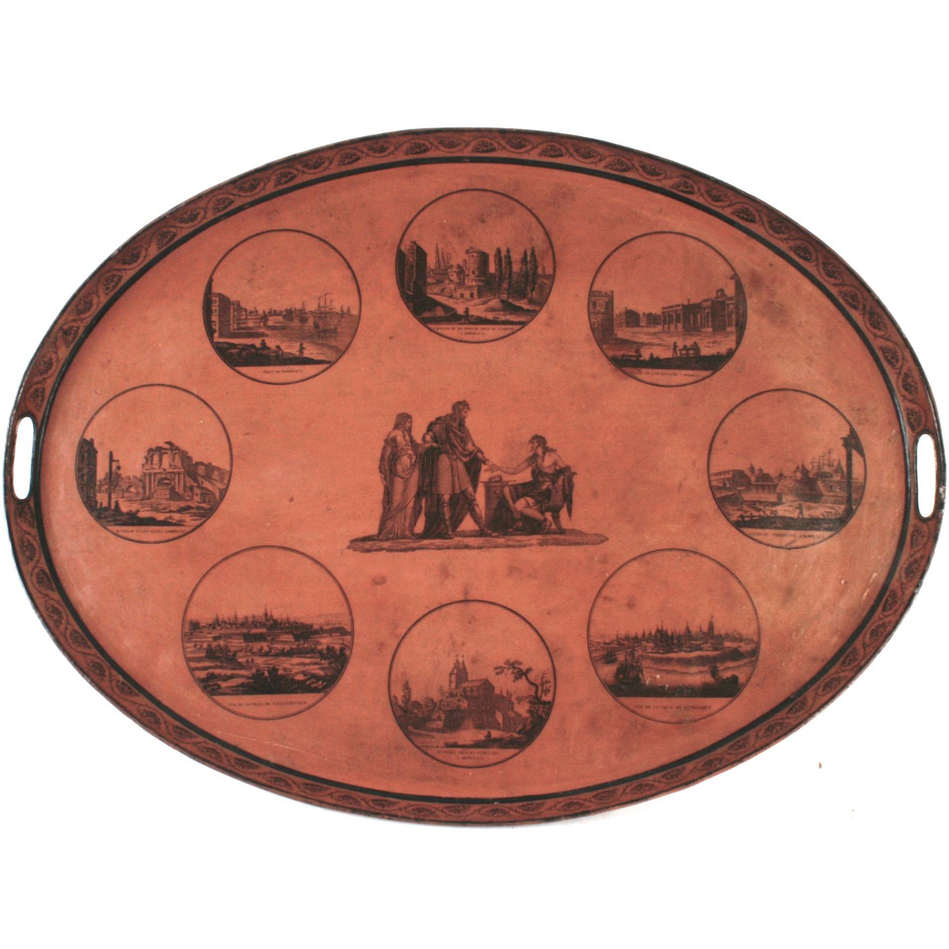 Empire Tôle Peinte Tray Table, c1810