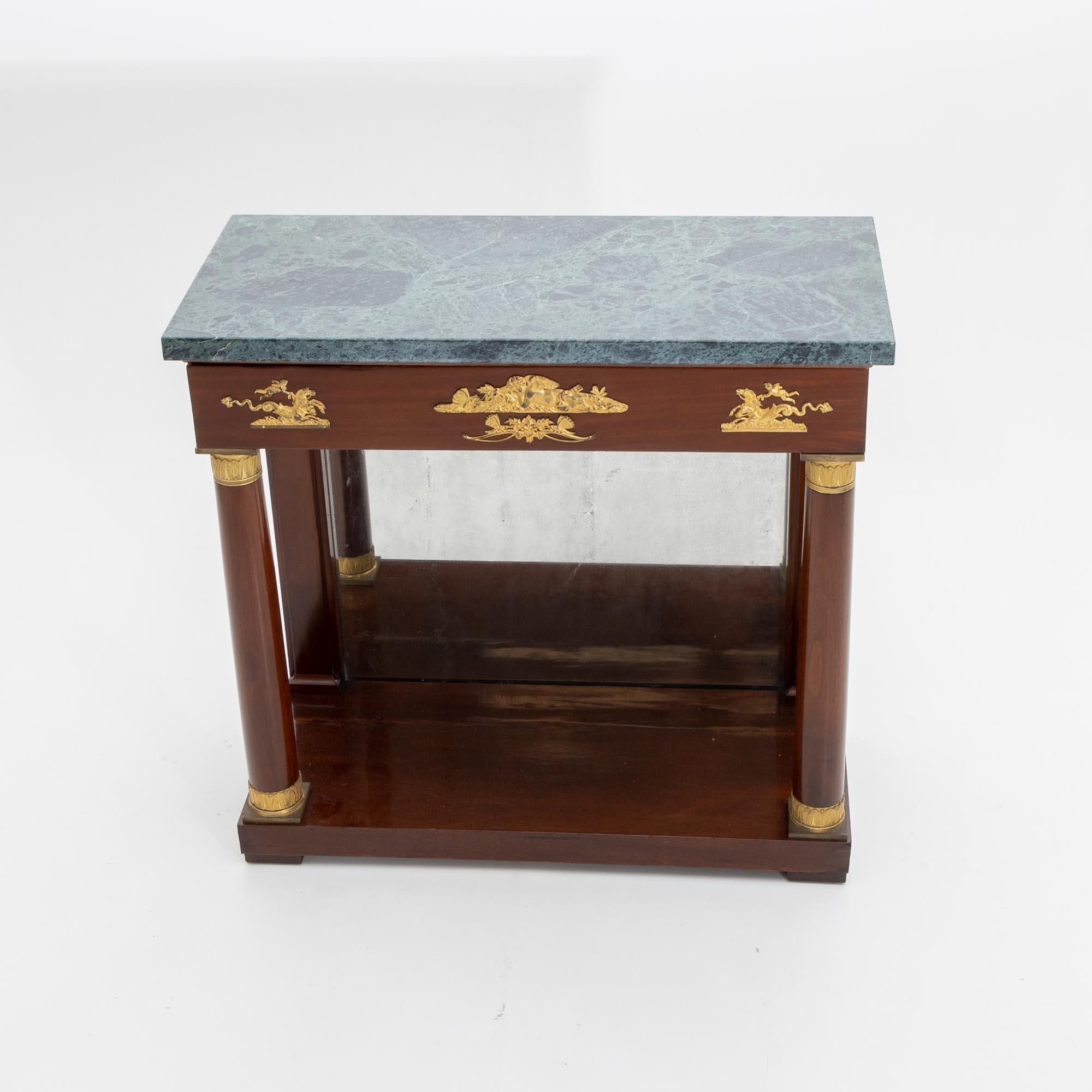 Marble Empire Wall Console, Early 19th Century