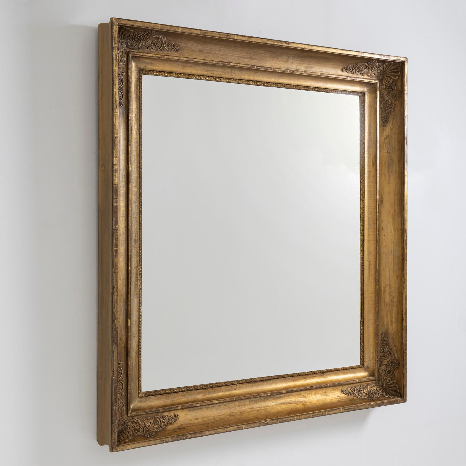 Miroir mural Empire, 19e siècle Bon état - En vente à Greding, DE