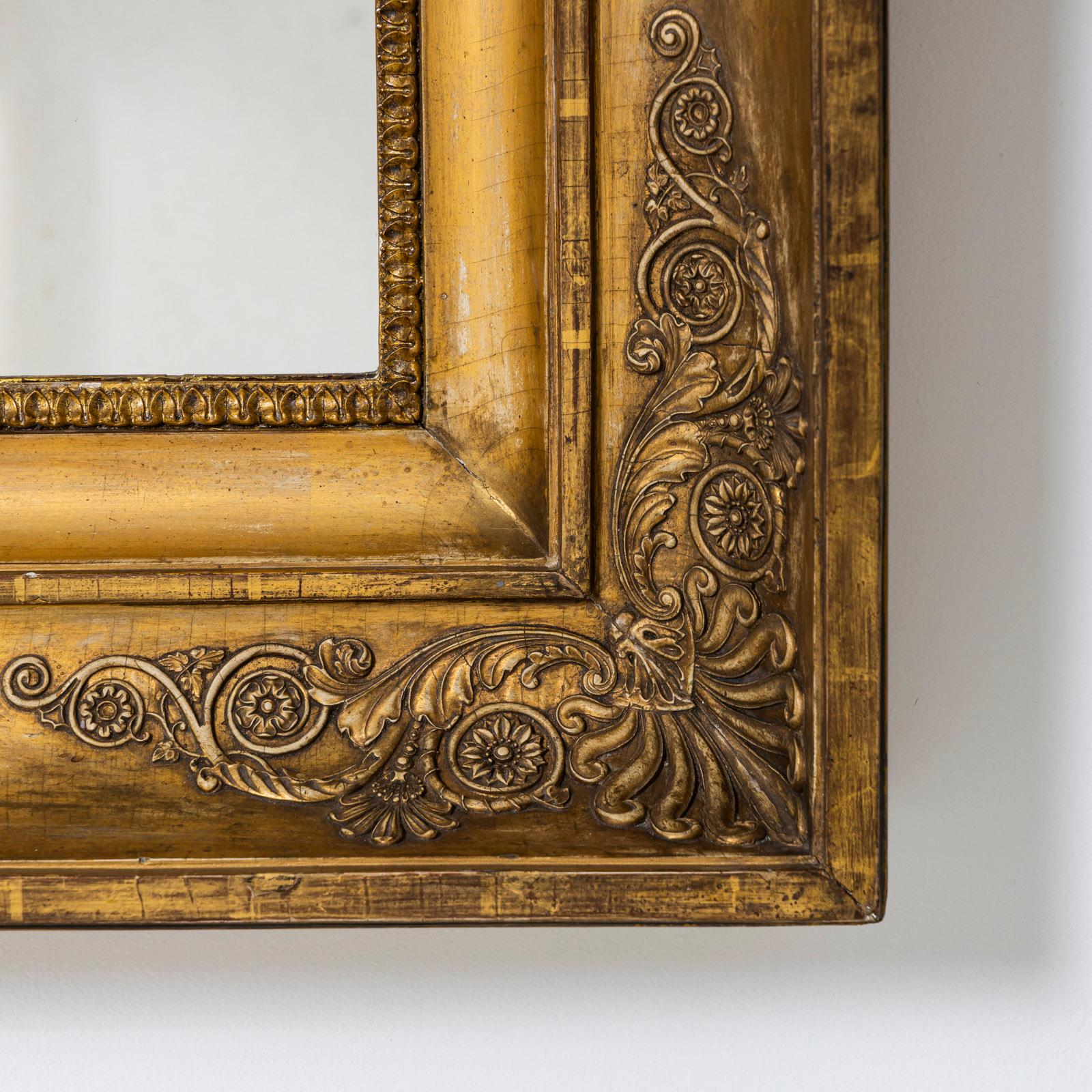 Miroir mural Empire, 19e siècle en vente 2