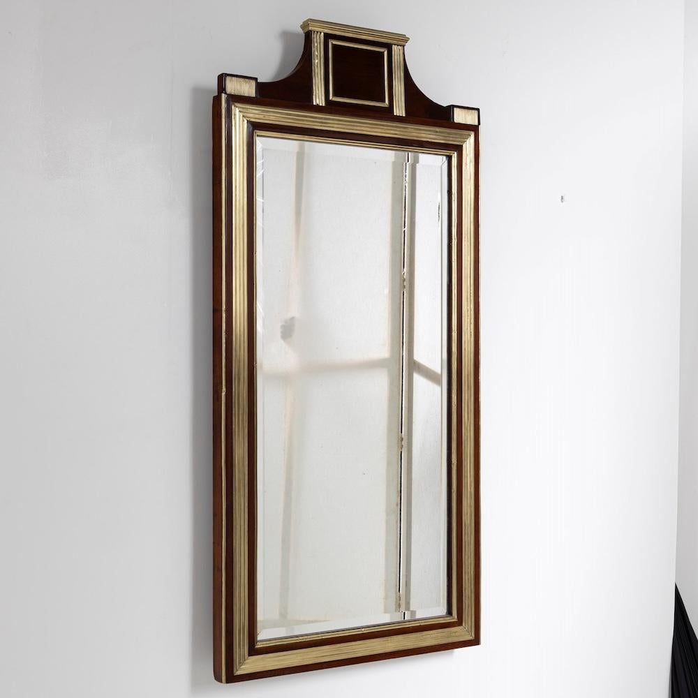 XIXe siècle Miroir mural Empire, États baltiques, vers 1810 en vente