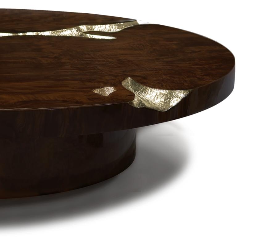 Carved Modern Classic Empire Center Table by Boca do Lobo For Sale