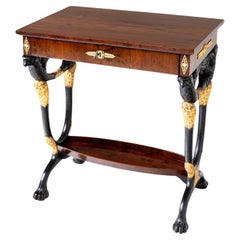 Empire Work Table with Griffin Decoration, Vienna, early 19th Century
