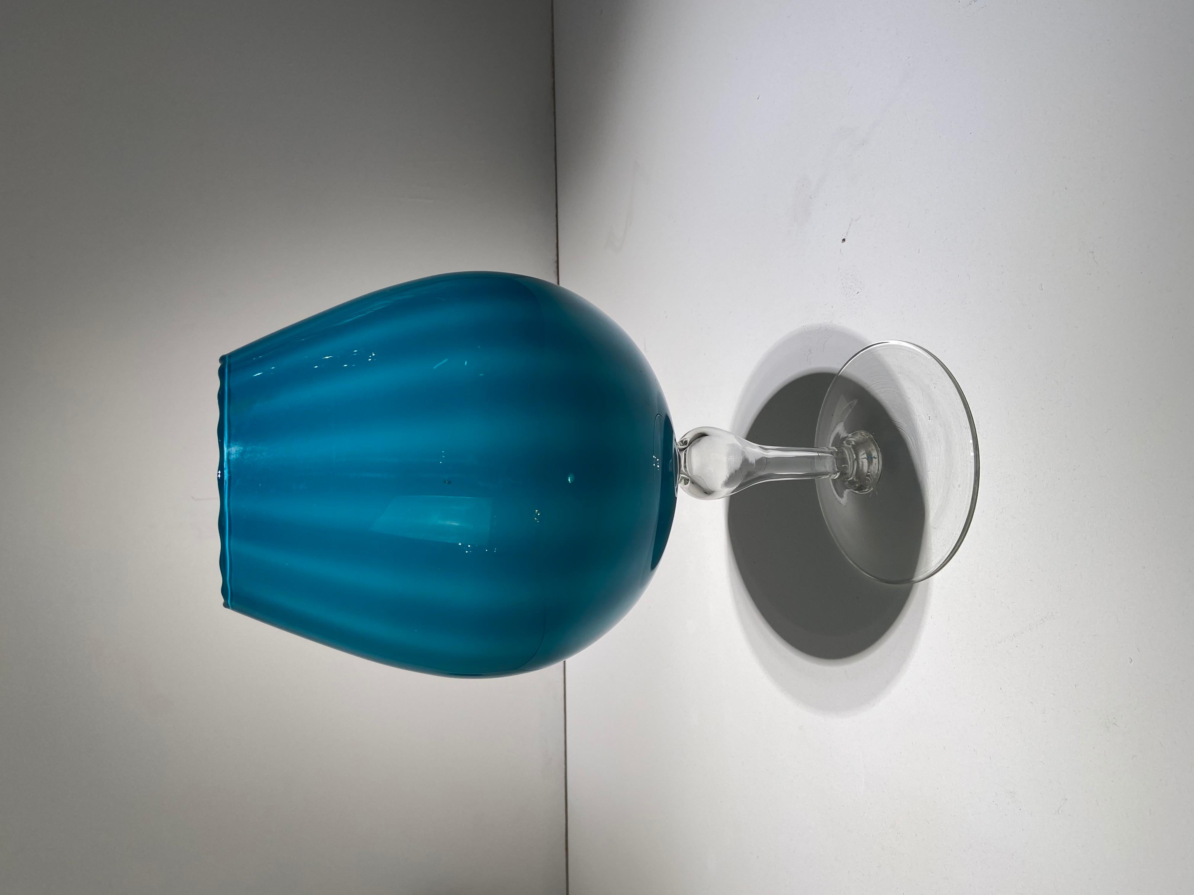 Mid-Century Modern Empoli Art Glass Vase For Sale