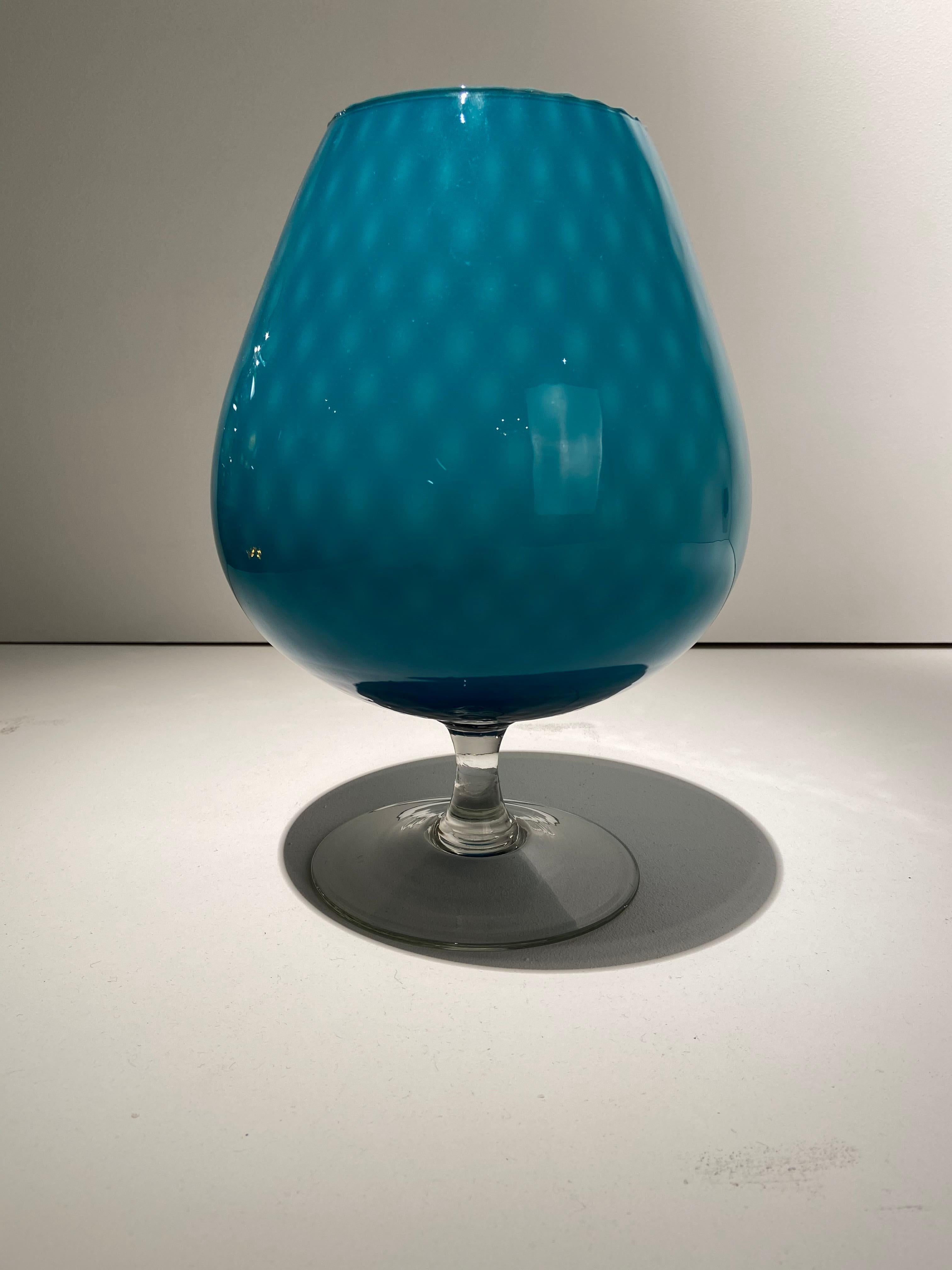 Mid-Century Modern Empoli Art Glass Vase For Sale