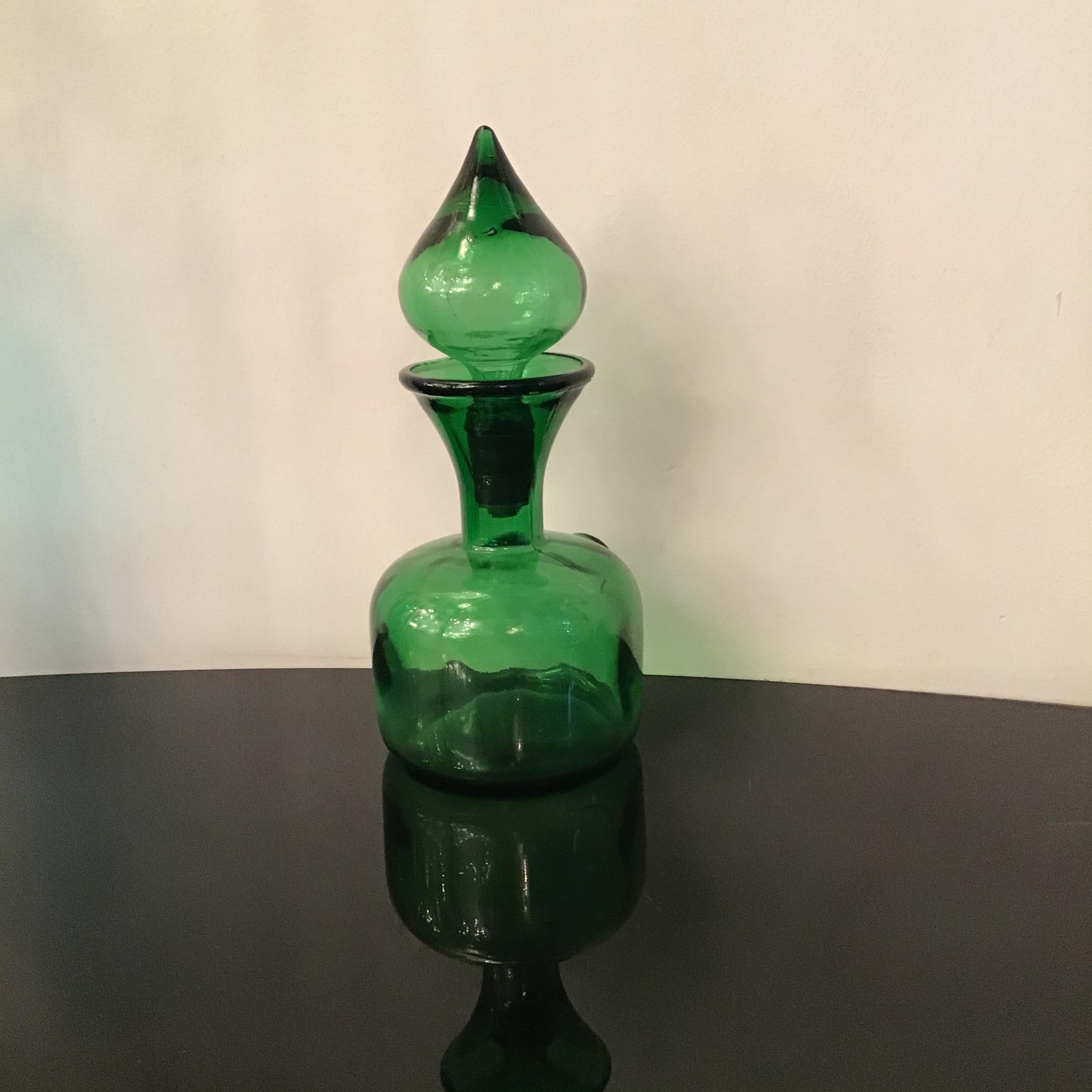 Empoli Bottle Glass, 1950, Italy  For Sale 3