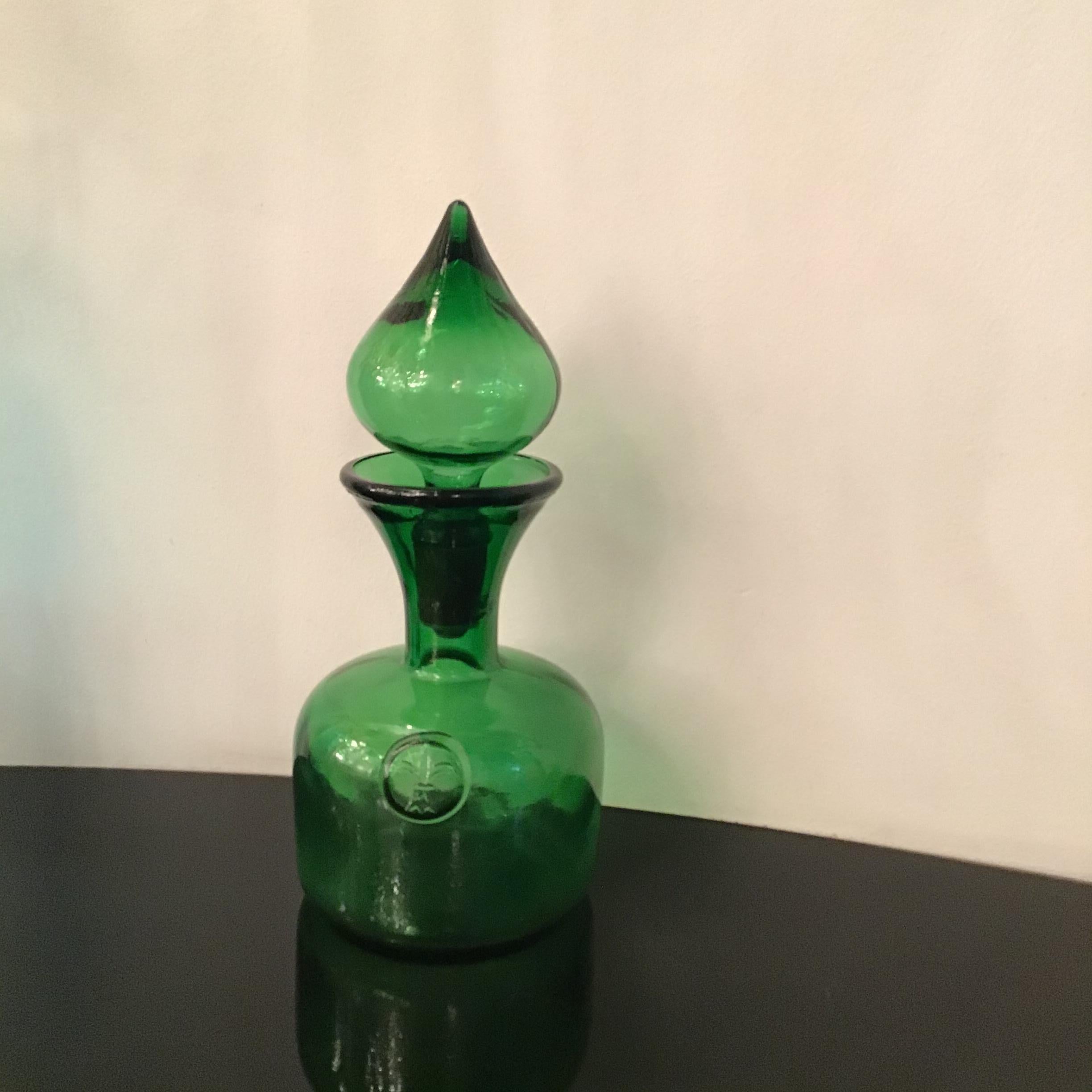 Empoli Bottle Glass, 1950, Italy  For Sale 5