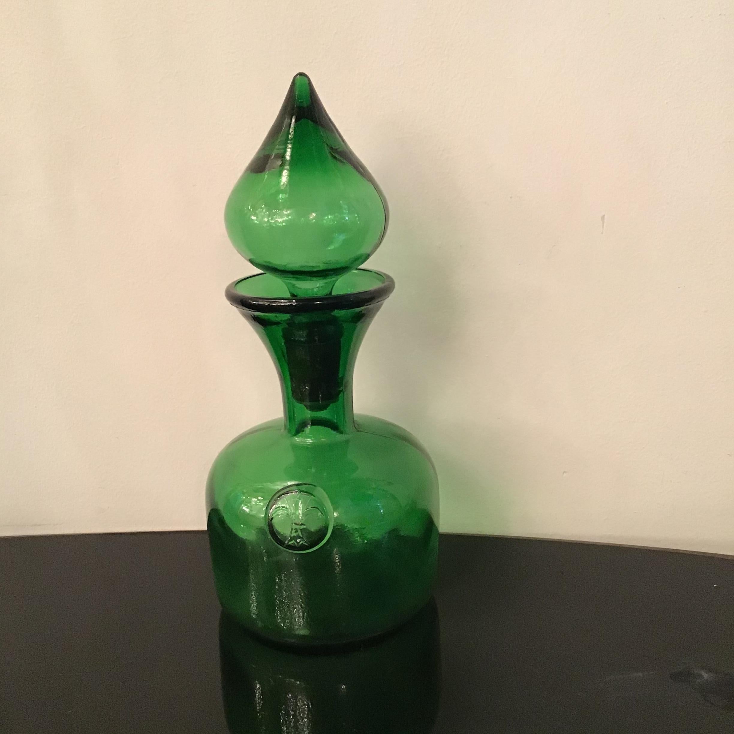 Empoli Bottle Glass, 1950, Italy  For Sale 6