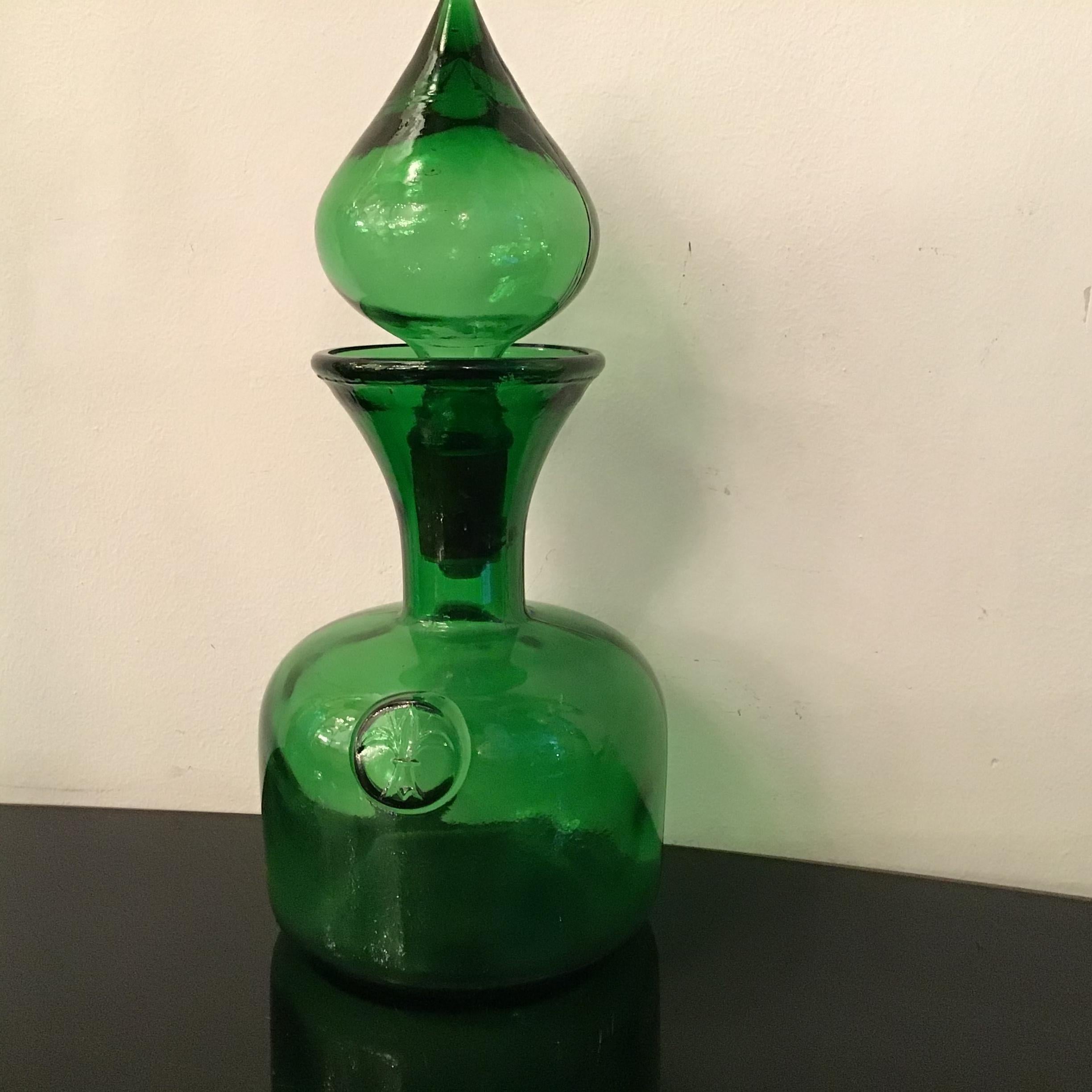 Empoli-Flaschenglas, 1950, Italien  im Angebot 7