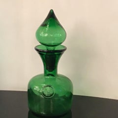 Bottiglia di vetro di Empoli, 1950, Italia