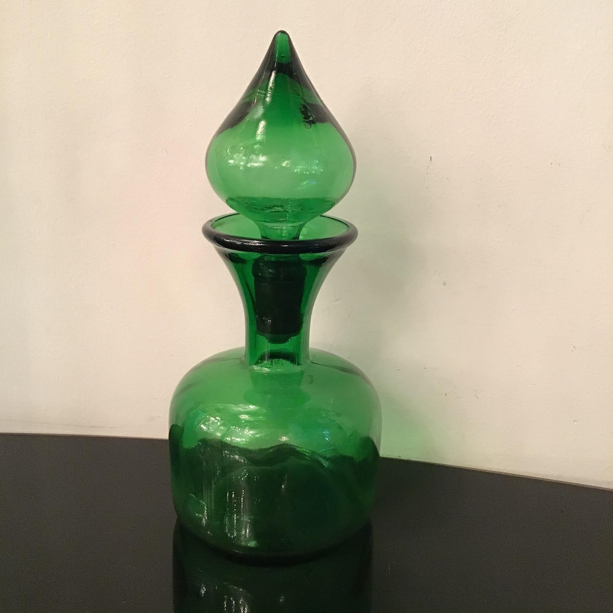 Empoli Bottle Glass, 1950, Italy  For Sale 13