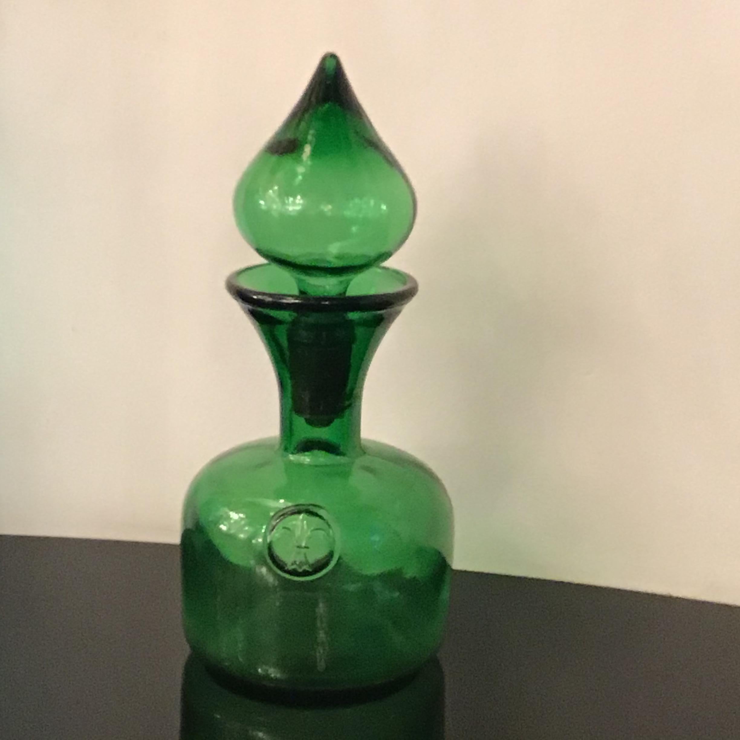 Empoli-Flaschenglas, 1950, Italien  (Italienisch) im Angebot