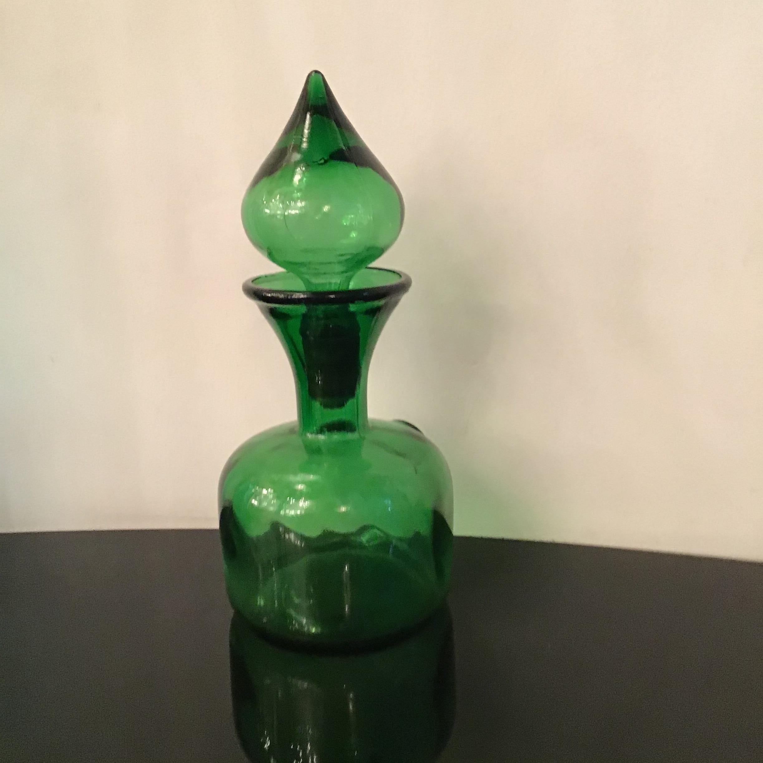 Empoli Bottle Glass, 1950, Italy  For Sale 2
