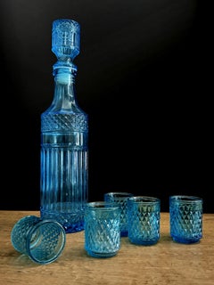 Empoli Carafe with 5 glasses