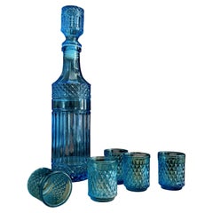 Empoli Carafe with 5 glasses