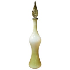 Empoli Italian Art Glass Decanter