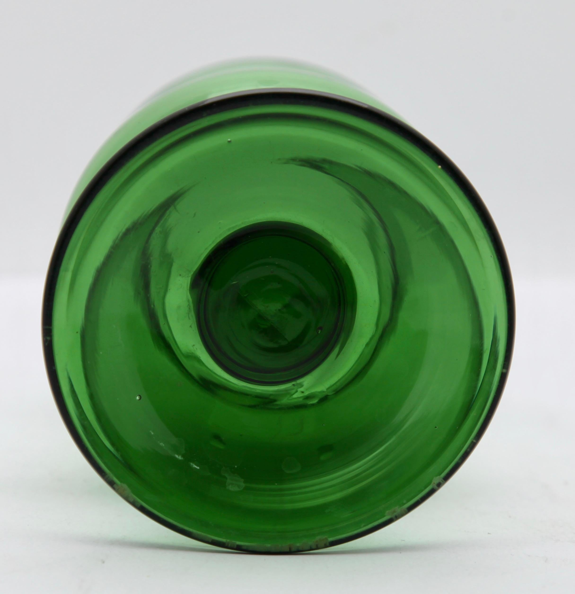 empoli glass apothecary jar