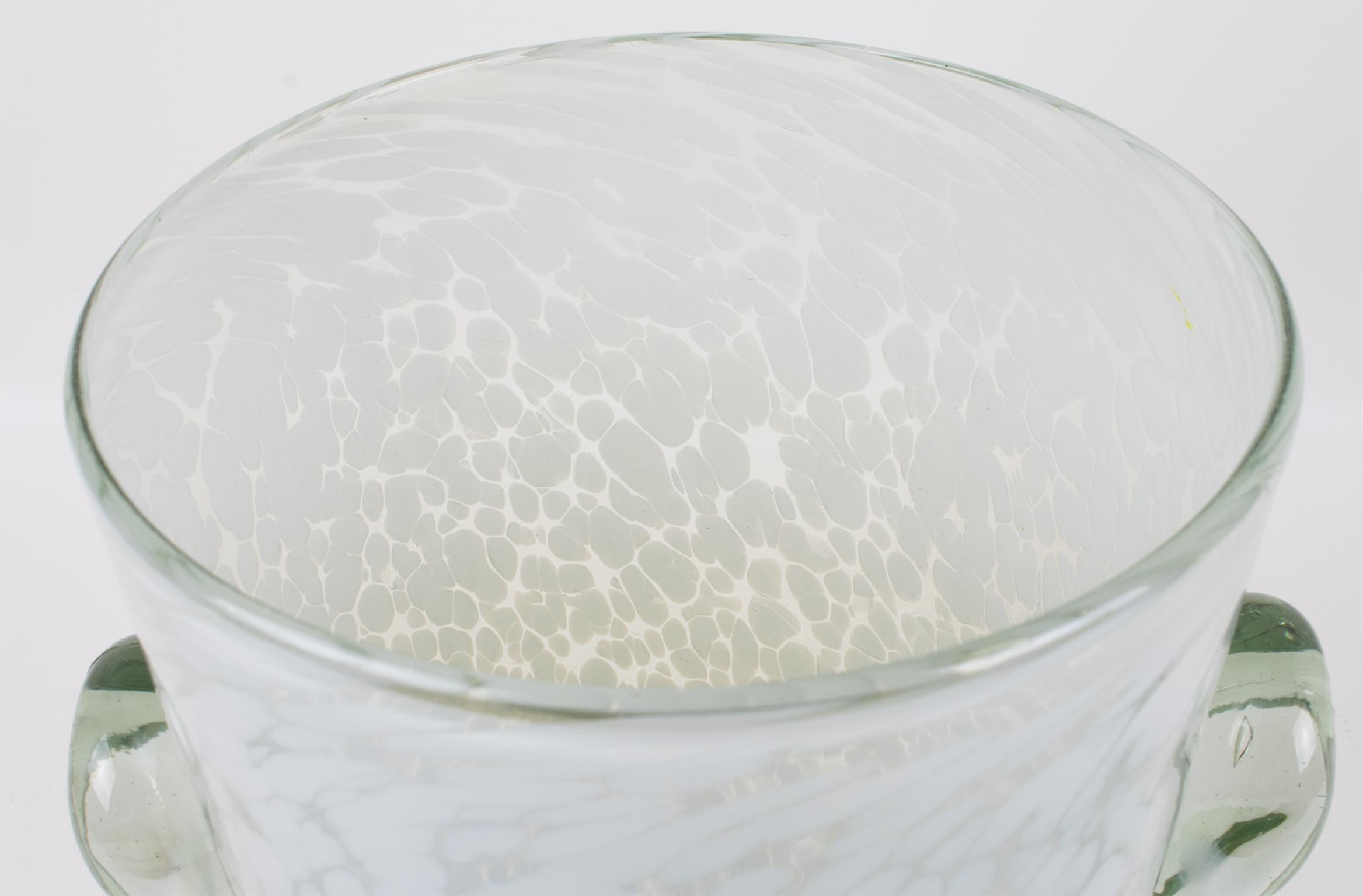 Empoli, Italy White Bubbles Glass Champagne Wine Cooler Ice Bucket 8