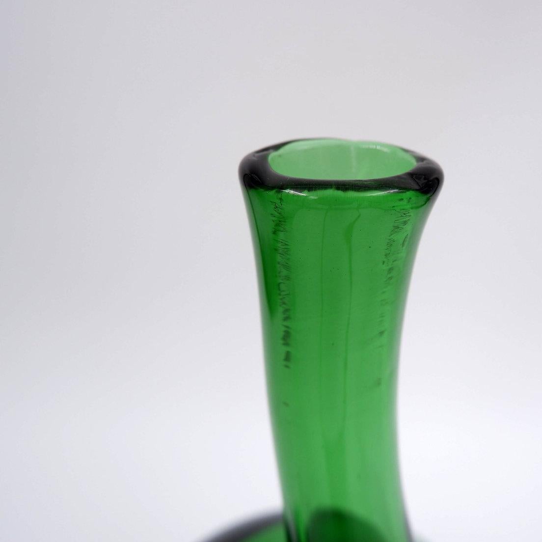 Italiano Decanter per anatra Empoli Verde attribuito a Gio Ponti per Toso Bagnoli - anni '60 in vendita