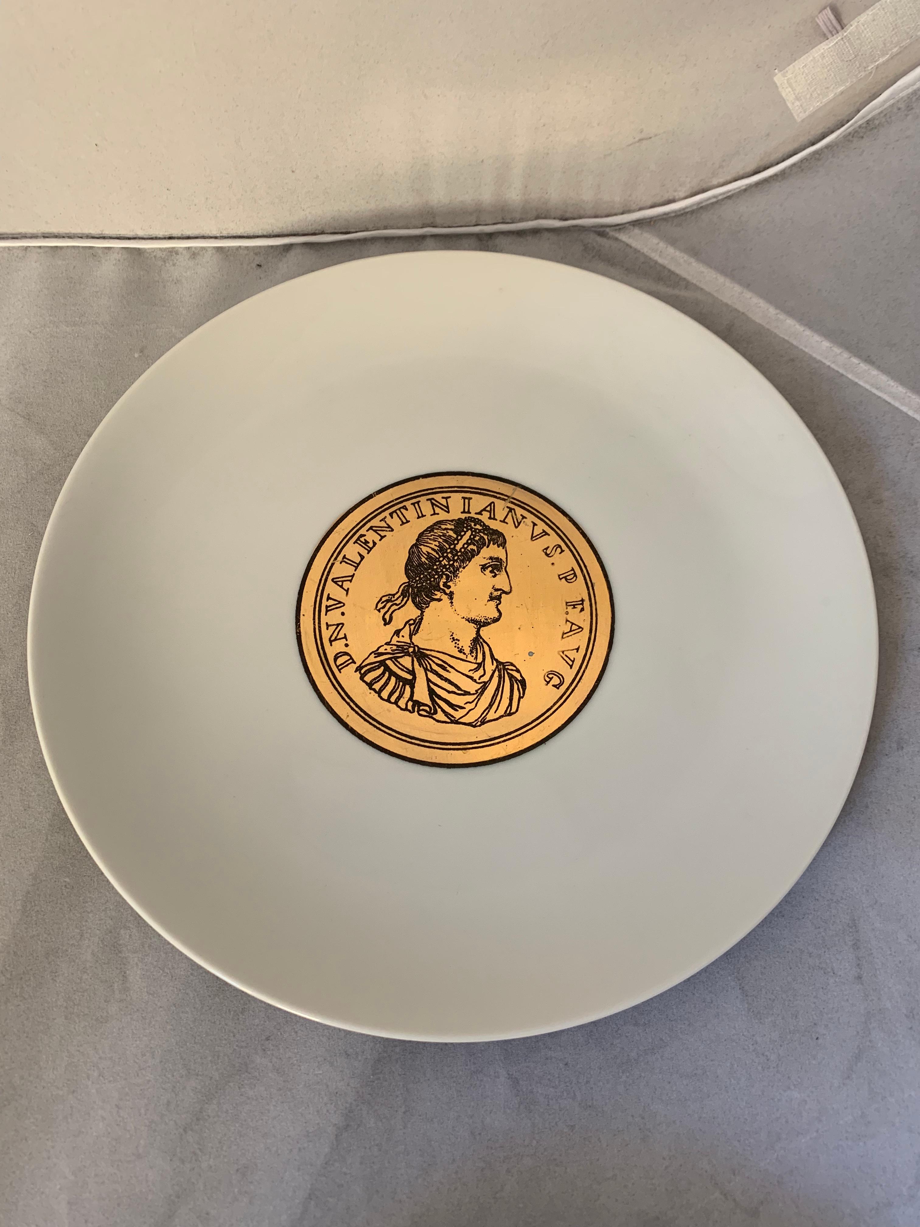 Emporers Plates by Atelier Fornasetti, 1940s, Set of 4 For Sale 2